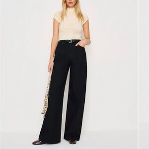 Reformation High Waisted Cary Jean - Black